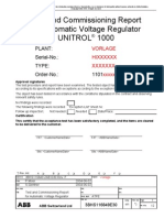 Test and Commissioning Report 3BHS116849 E30