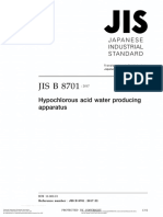 Jsa Jis B 8701