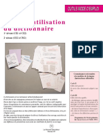 Ficher D'aide de Manipuler Correctement Un Dictionnaire