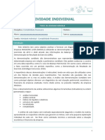 Atividade Individual - Contabilidade Financeira