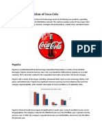 Competitive Position of Coca-Cola: Pepsico