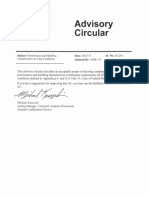 FAA - AC 25-25A - Performance and Handling Characteristics in Icing Conditions