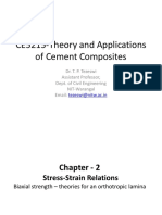 CE5215-Theory and Applications of Cement Composites - Lecture 9