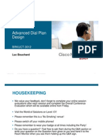 Advanced Dial Plan Design For Ip Telephony Networks