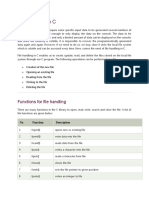 File Handling in C