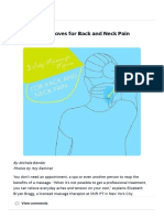 7 鳳שSelf-Massage Moves for Back and Neck Painש7