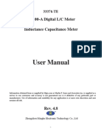 User Manual: LC100-A Digital L/C Meter Inductance Capacitance Meter