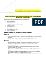 Method Statement for Formwork, Reinforcement bars and Ready Mix Concrete عام