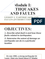 Lesson 1: Earthquakes and Faults (Introduction)