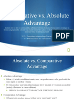 Comparative Vs Absolute Advantage