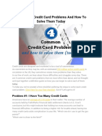 4 Problem of Credit Card Debt and How To Solve Them Today