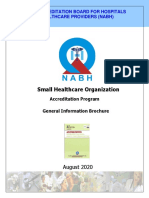 Small Healthcare Organization: National Accreditation Board For Hospitals & Healthcare Providers (Nabh)