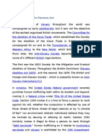 Anti-Trafficking in Persons Act: For The Abolition of The Slave Trade in Britain in 1787