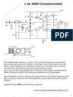 Amplificador de 400W Complement A Rio