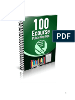 100 e Course Publishing Tips