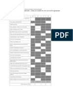 Learning Styles Questionnaire