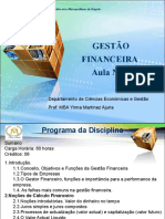 AULA #9 Análise Financeira. Introdução, Conceitos Fundamentais.