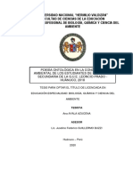 Poesía Ontológica en La Conciencia Ambiental de Los Estudiantes de Educación Secundaria