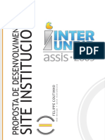 Proposta de Desenvolvimento Site Institucional