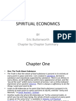 Spiritual Economics: BY Eric Butterworth Chapter by Chapter Summary