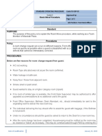 SOP - Room Move Procedure