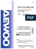 Service Manual: Digital Satellite Receiver & VCR Combo