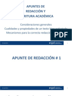 Apuntes de Redacción 1 - 2 - 3