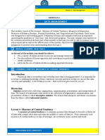 Data Management: Module Overview