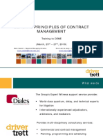 DEME 3-Day General Principles of Contract Management Training Presentation