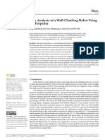 Symmetry: Design and Stability Analysis of A Wall-Climbing Robot Using Propulsive Force of Propeller