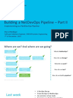 PIW Building A NetDevOps CI CD Pipeline Part II