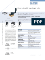 Direct-Acting 3/2-Way Plunger Valve