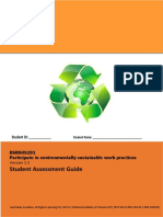 2.1 - BSBSUS201 Participate Env Sus Pract Student Assessment Guide