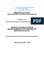 N 013 AM 336 08 MHab - Est.Prov - Serv.Salud 17 01 11 BID