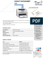 Prolab Optical Fibre Flag Labels: Technical Data