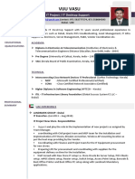 Viju Vasu: IT Project / IT Desktop Support