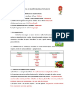 FICHA DE REVISÕES DE LÍNGUA PORTUGUESA II - Correção