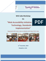 Web Accessibility Initiative in India