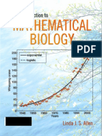 Allen - Intro To Math Biology