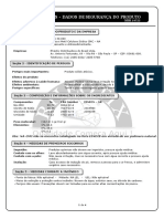 Msds - Dados de Segurança Do Produto