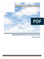 MatrikonOPC Server For Siemens PLCs User Manual