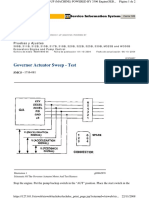 Governor Actuator Sweep - Test: Pruebas y Ajustes