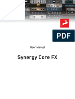 Antelope Audio Synergy Core FX User Manual