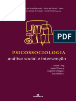 Livro Psicossociologia Análise Do Social e Intervenção