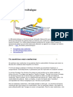 L Effet Photovoltaique