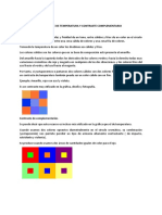 Contraste de Temperatura y Complementarios