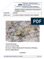 MS For Protection of Existing Services (Utility Works)