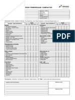 Form Inspeksi Alat Berat (Compactor)