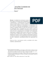 Das Mobilizações Aos Movimentos Sociais de Scherer-Warren ILse