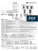 Cr3-A 2 035 P: CR-series SCR Operation Manual